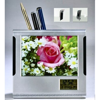 Photoframe with Calendar and Pen Holder