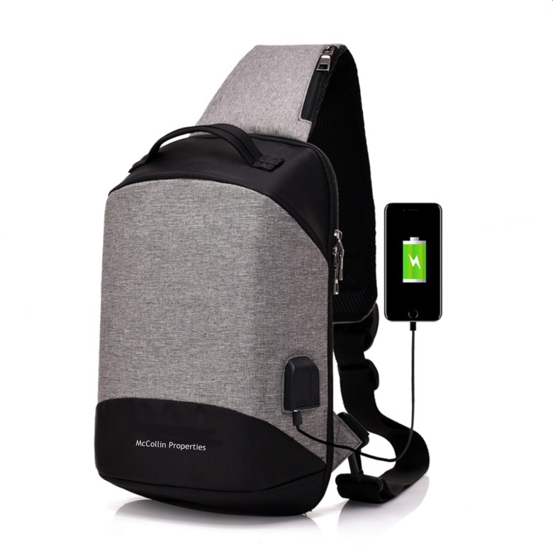 Anti-theft Sling Bag with USB