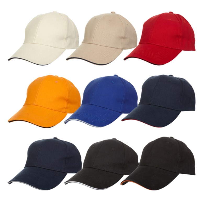 Baseball Cotton Cap (6 panels)