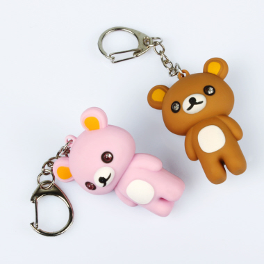 Bear LED Keychain with Voice