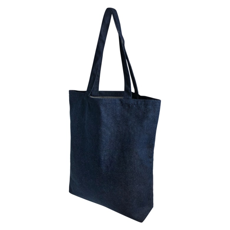 Quality Blue Canvas Tote bag with base