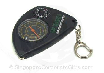 Compass with Map Measurer and Keychain