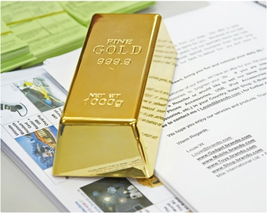 Gold Bar Paper Weight 2