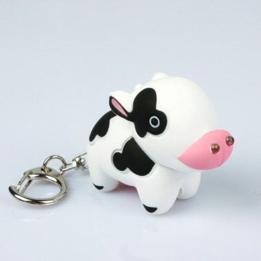 Cow LED Keychain with Voice