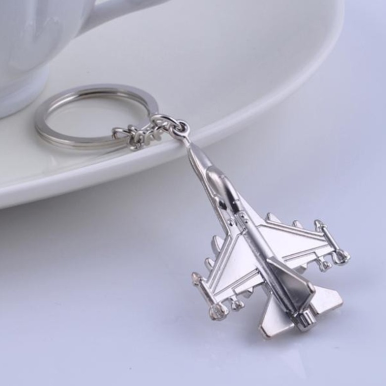 F16 Fighter Jet Keychain