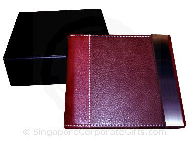 PU leather Note Book with calculator and pen