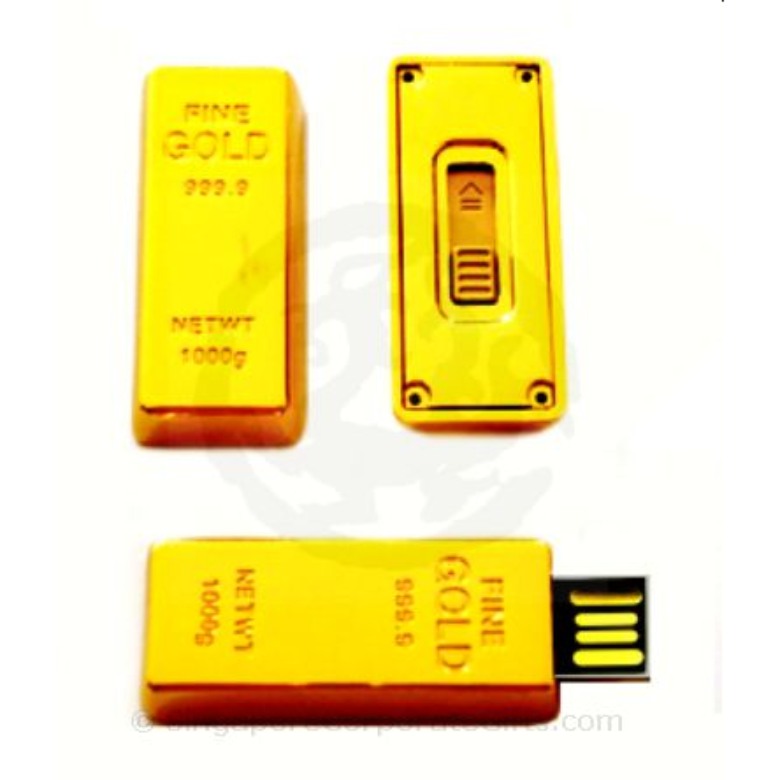 Gold Bar Thumbdrive (Trek Micro SD 4G)