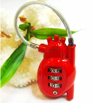 Heart Shaped Luggage Lock CR015