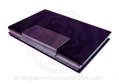 Black PU(Both sides)/Aluminium Card Case