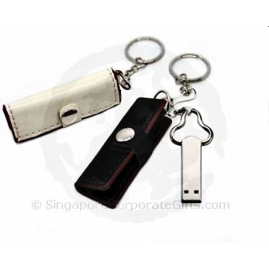 Key Thumbdrive with Leather Holder 2  (Trek UDP 4G)