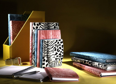 Alef Design Leather Note Book - Delice Leopard