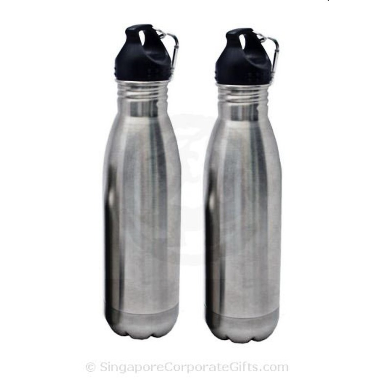 Stainless Steel Bottle With Carabiner -750ml