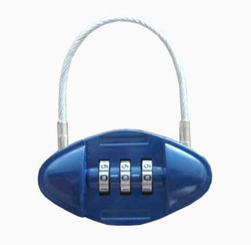 Pill Shaped Luggage Lock 2