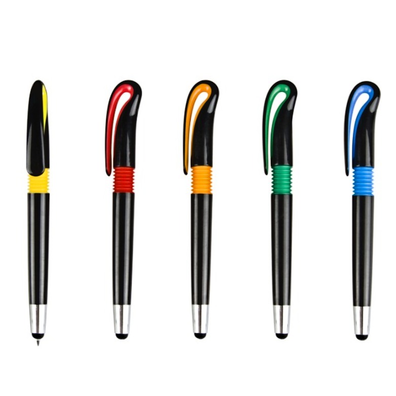 Promotional Pen with Stylus - Swan