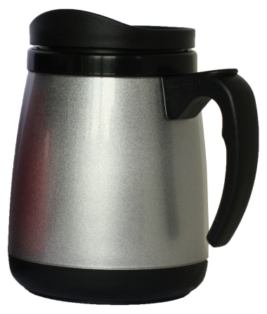 Double wall plastic Silver Colour Mug (18 oz)