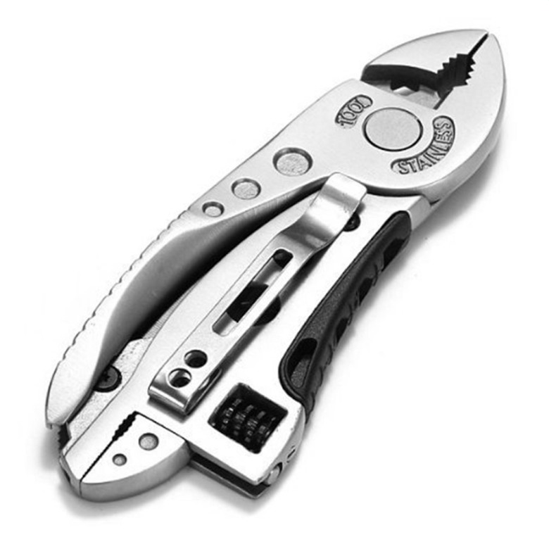 Stainless Steel Plier, Wrench, knife cum screwdriver