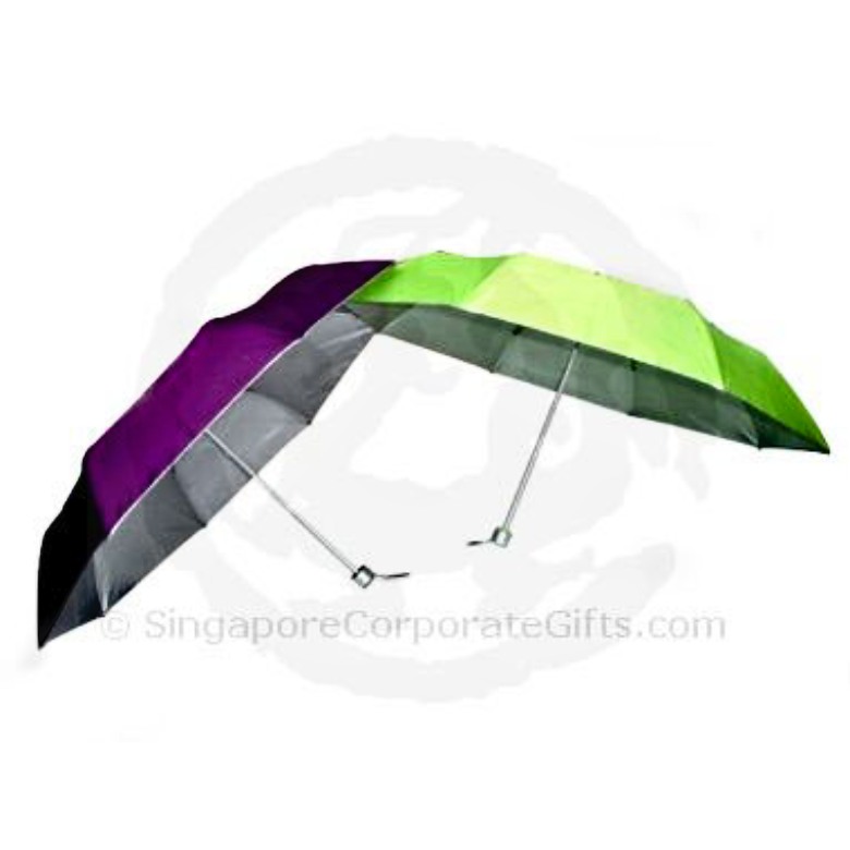 3 fold Umbrella with UV(Int) Protection and Wind Proof (21")