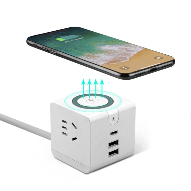 Universal Travel Adaptor with Wireless Charging