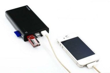 PowerBank with WIFI router and SD card reader [8000mAh]