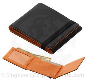 Black/Orange PU Multi-Card Organizer