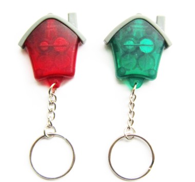 Mini Led House Shape Key Chain