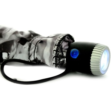 Umbrella with LED Torch Light (21 inch)