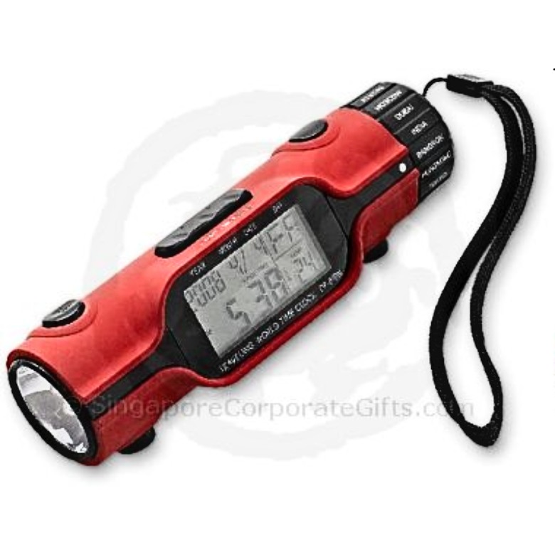 LED Torch with World Time and Alarm